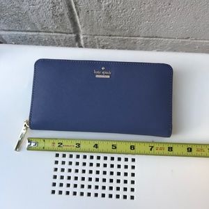 Kate Spade Wallet Oyster blue Cameron Street Lacey